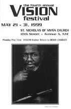 Vision Festival: Memorial to Denis Charles on May 31st